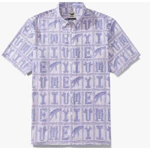 Yiume Men's 1970s Vintage Hawaiian Shirt  Button-down Short Sleeve Aloha sz L